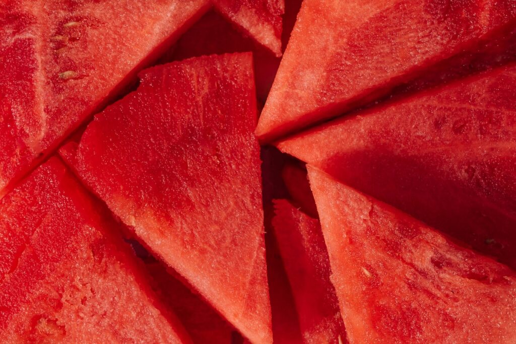 if you're worried about blood sugar, you shouldn't over-consume watermelon