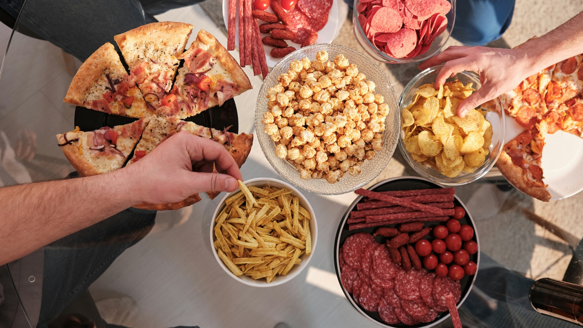 foods that age you faster, like processed meats and fast food