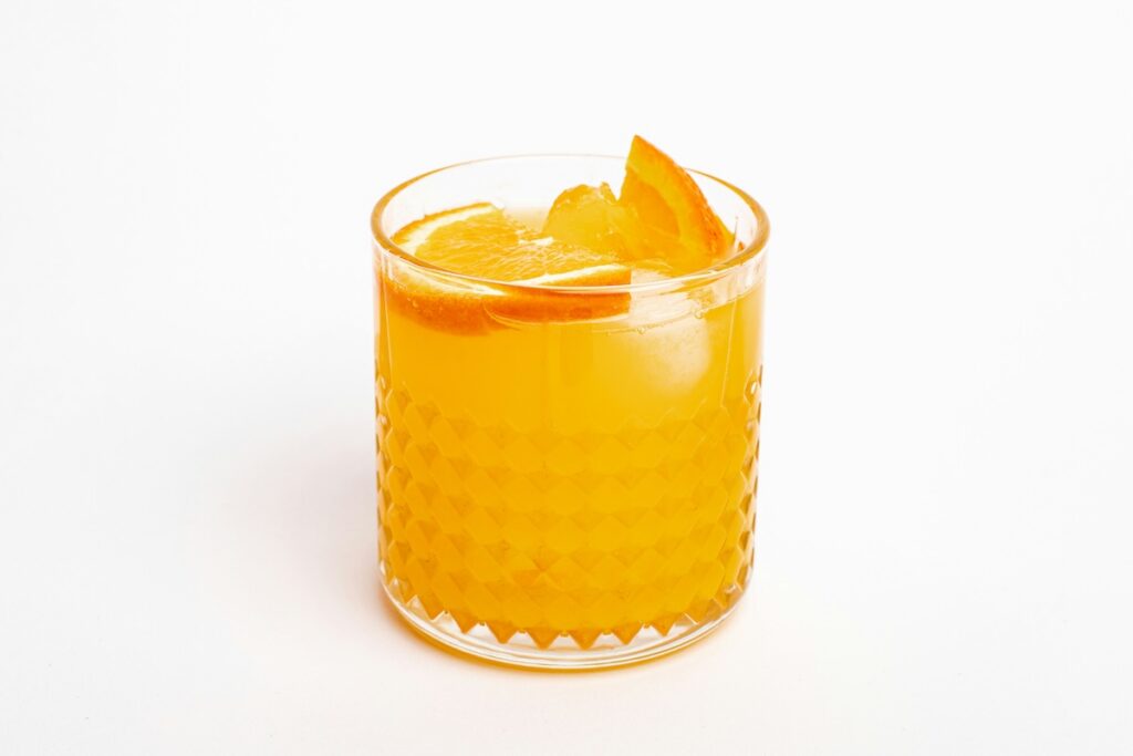 orange juice is a main ingredient in a cortisol cocktail