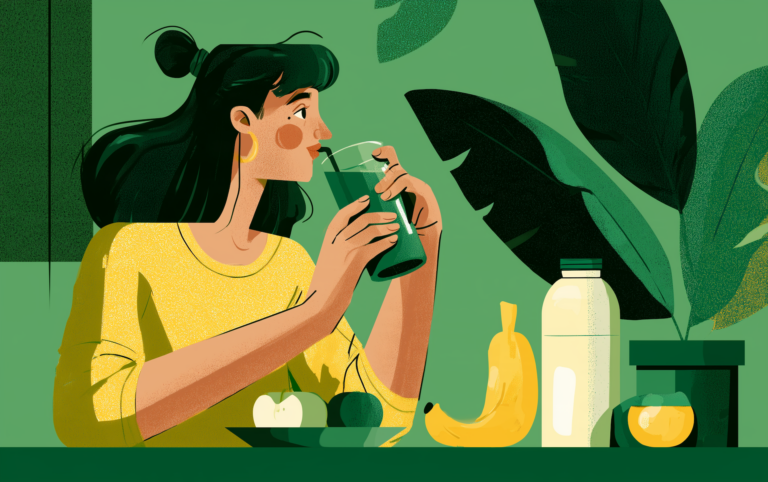 woman how to get electrolytes from bananas, apples, and water at home